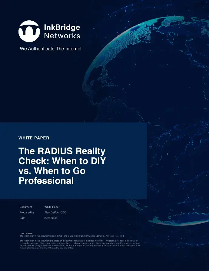 Inkbridge RADIUS Reality check